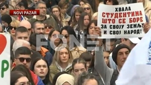 Počeo novopazarski protest